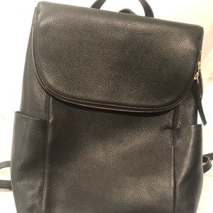 Black Leather Nordstrom Backpack